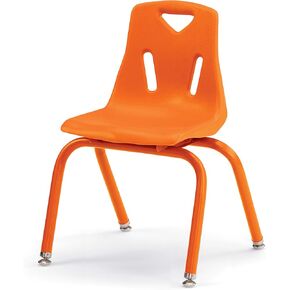 Jonti-Craft Berries 8122JC1004 Stacking Chair with Powder-Coated Legs, 12" Height, Purple