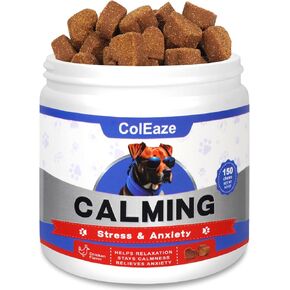 Calming Chews for Dogs 150 Dog Calming Chews- Anxiety Relief Treats- Pet Supplement Melatonin-Advanced Stress Relief, Separation Aid, Barking, Thunder, Fireworks