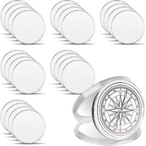 25pcs 40mm Challenge Challenge Coin Threadged 40 مم مع صندوق حماية أكريليك يدوي مخصصة للعملة الحرفية DIY لـ DIY Crafts Travel Travel Collection
