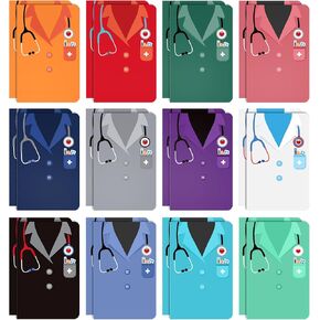 Nezyo 24 Pieces Nurse Mini Notebooks Nurse Appreciation Pocket Notepads Thank You Nurse Memo Pads for Women Men School Nurse Week Birthday Graduation Retirement Gifts Supplies Decoration, 12 Styles