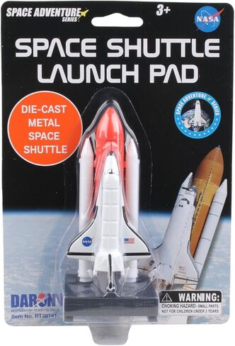 Daron NASA Space Adventure Series: Space Shuttle with Lights & Sounds & Figure, Approx 9" X 7", Medium in Saudi Arabia