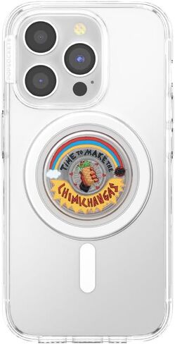 PopSockets Round Phone Grip Compatible with MagSafe, Adapter Ring Included, Phone Holder, Wireless Charging Compatible, Marvel Captain America - Black Translucent in Saudi Arabia