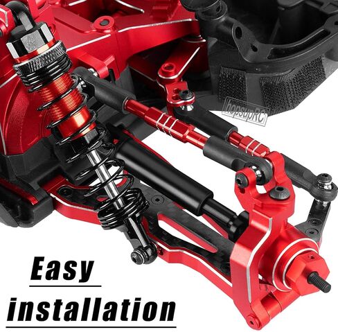 RC Drive عمود CVD أجزاء ل 1/10 Big Rock 4x4 V3 3S BLX ، محاور عمود القيادة الخلفية الأمامية القفزات. （ARA4312V3） الأسود in Kuwait