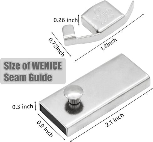WENICE Sewing Magnetic Seam Guide for Sewing Machine,1 Pieces Sewing Machine Accessories of Guide Sewing Foot in Saudi Arabia