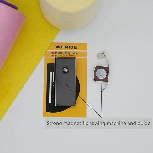 WENICE Sewing Magnetic Seam Guide for Sewing Machine,1 Pieces Sewing Machine Accessories of Guide Sewing Foot in Saudi Arabia
