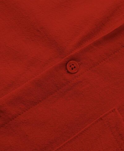 KYKU Cotton Shirt for Men: Casual Beach Summer Button Down Short Sleeve Clothes in Saudi Arabia