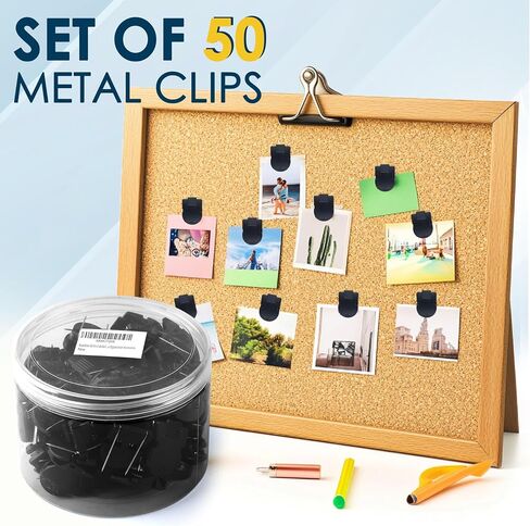 50 Pcs Cubicle Clips for Fabric Panels – Strong Hold Office Partition Hooks for Notes, Photos – Workspace Organization Accessories in Saudi Arabia