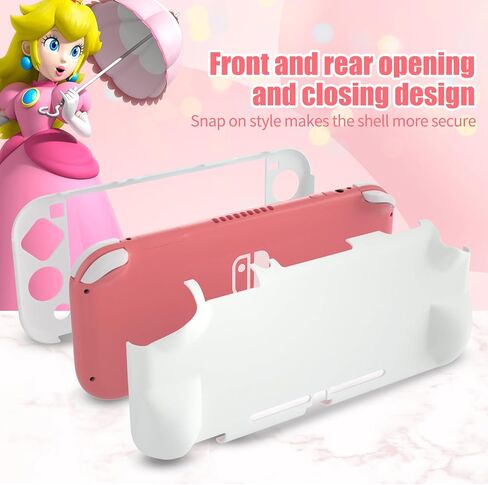 NANANINO Accessories compatible with Nintendo Switch lite, Switch lite Protective Case, Comfort Grip Case for Nintendo Switch lite, Switch lite Hard Shell Case - Pink in Saudi Arabia