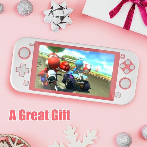NANANINO Accessories compatible with Nintendo Switch lite, Switch lite Protective Case, Comfort Grip Case for Nintendo Switch lite, Switch lite Hard Shell Case - Pink in Saudi Arabia