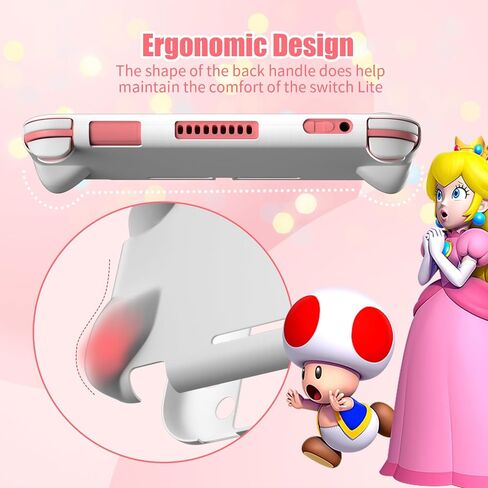 NANANINO Accessories compatible with Nintendo Switch lite, Switch lite Protective Case, Comfort Grip Case for Nintendo Switch lite, Switch lite Hard Shell Case - Pink in Saudi Arabia
