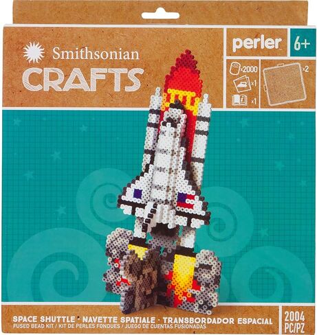 Perler Smithsonian Spaceship 3D Beads Kit, 2000pcs, Space Shuttle in Saudi Arabia