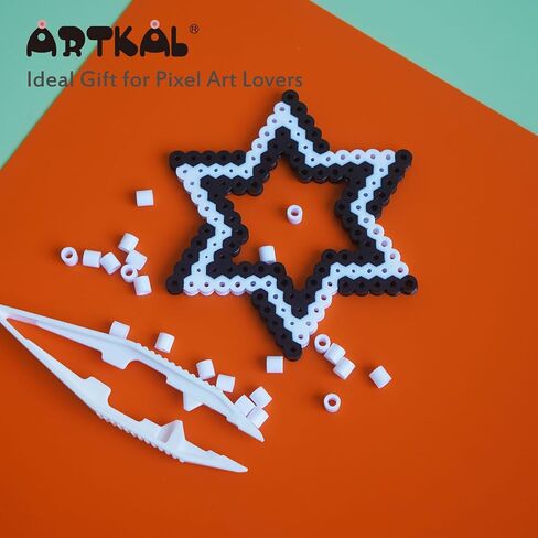 Black Fuse Beads 2000 Pieces Melty Beads 5mm Iron Beads Compatible Perler Beads Hama Beads in Saudi Arabia