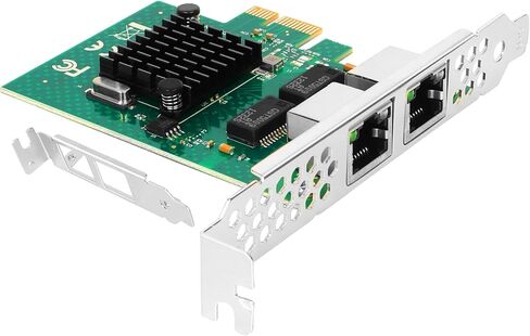 1Gb PCI-E NIC Network Card for Broadcom BCM5751-1P,10Mb/100Mb/1GbE Copper Single RJ45 Port, with Broadcom BCM5751 Chip,1GbE PCI Express 2.0 X1 Ethernet Adapter Support Windows/Linux/VMware in Saudi Arabia