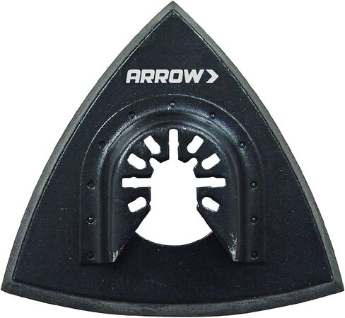 Arrow OSCTSV-1 Multipurpose Sanding Kit for Oscillating Tools for Wood and Metal, Universal, Fits Most Multitools, 10-Piece Set Includes Sanding Pad and 60-Grit, 120-Grit, and 240-Grit Sandpaper in Kuwait