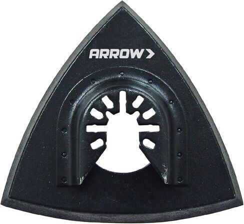 Arrow OSCTSV-1 Multipurpose Sanding Kit for Oscillating Tools for Wood and Metal, Universal, Fits Most Multitools, 10-Piece Set Includes Sanding Pad and 60-Grit, 120-Grit, and 240-Grit Sandpaper in Kuwait