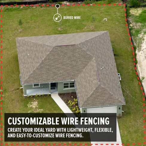 Dog Fence Wire for Electric Dog Fence System, 1000 ft, 14 Gauge Pro Grade Wire, Covers 1 Acre,Easy to Install, Compatible with reputable Underground Fence Brands, Thick and Durable in Kuwait