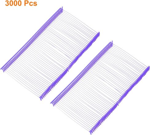 السحابات العلامات القياسية من Meccanixity ، بلاستيك منتظم ، علامات على تسمية البندقية القياسية لعلامة الأسعار لعلامة العلامة العلامات على العلامات 50 مم/1.97 بوصة ، حزمة من 3000 أرجواني in Kuwait