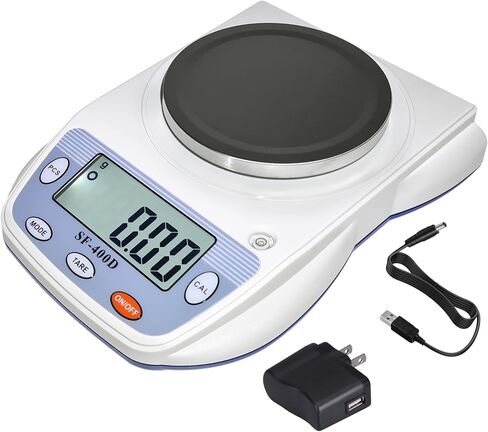 Eosphorus Science Digital Scale Lab Balance Gram Scale 0.01g Accuracy Electronic Scale Laboratory Digital Scale Chemistry Jewelry – Carats, Ounces and Grams Scale (SF-400D-S-B) in Saudi Arabia