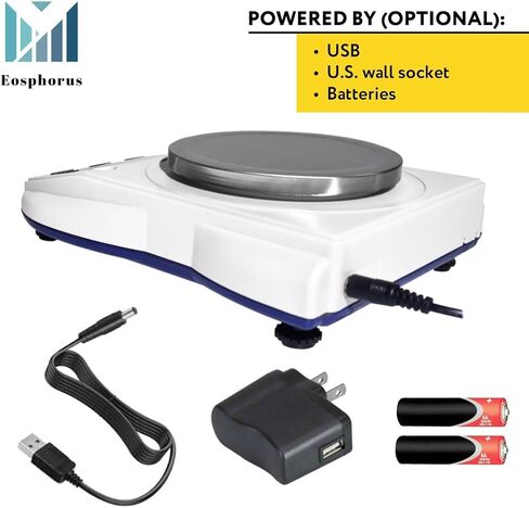 Eosphorus Science Digital Scale Lab Balance Gram Scale 0.01g Accuracy Electronic Scale Laboratory Digital Scale Chemistry Jewelry – Carats, Ounces and Grams Scale (SF-400D-S-B) in Saudi Arabia