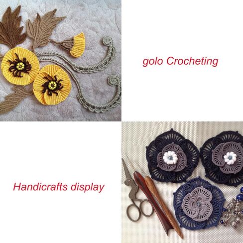 golo 3 Balls Crochet Thread Size 20 Embroidery Thread Crochet Yarn for Hand in Kuwait