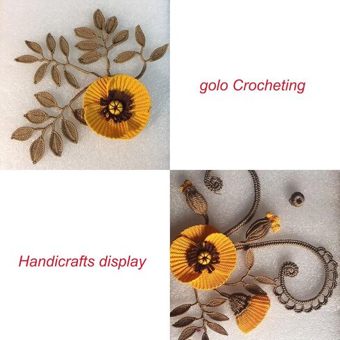 golo 3 Balls Crochet Thread Size 20 Embroidery Thread Crochet Yarn for Hand in Kuwait