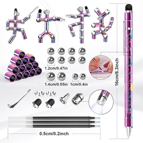 Gifts for Men Fidget Toys Adults, Easter Basket Stuffers Fidget Pen, Easter Basket Stuffers for Teens, Easter Egg Fillers Fidgets Multifunction Pen, Boys Easter Basket Stuffers, Cool Gadgets for Men in Kuwait