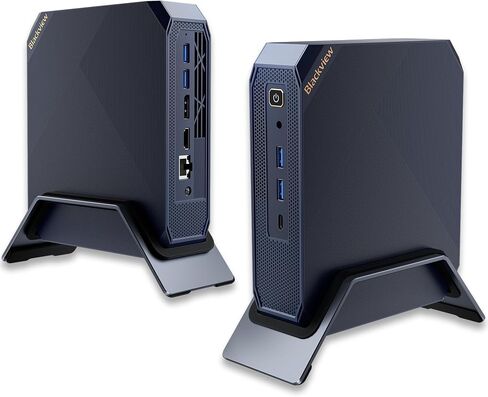 Blackview Mini Gaming PC, MP200 Intel i5-11400H(4.50GHz) Mini PC Windows 11 Pro, 16GB DDR4 512GB SSD, 6 Cores 12 Threads, Mini Desktop Computer 4K-Triple-Screen, Gigabit Ethernet, WiFi6 BT5.2 USB3.0×4 in Saudi Arabia