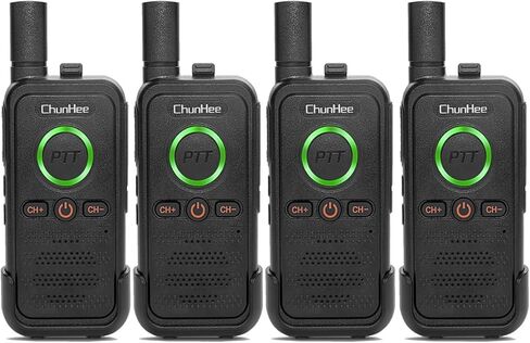 ChunHee 2 Pack Black Intercoms Wireless for Home Caregiver Pager Intercom for Elderly with Emergency SOS Alarm, 1.5 Miles Long Range Wireless Intercom System for Business Room to Room Communication in Saudi Arabia