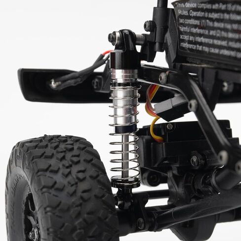 RCLIONS RC Car Shocks 43mm Oil Shock Absorber for AXIAL SCX24 1/24th RC Crawler Car Upgrade Parts in Kuwait