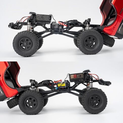RCLIONS RC Car Shocks 43mm Oil Shock Absorber for AXIAL SCX24 1/24th RC Crawler Car Upgrade Parts in Kuwait
