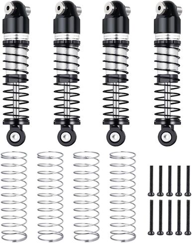 RCLIONS RC Car Shocks 43mm Oil Shock Absorber for AXIAL SCX24 1/24th RC Crawler Car Upgrade Parts in Kuwait