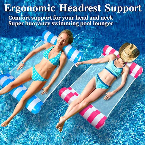 2/4-Pack, Cylindrical Striped Dual Tube Swimming Pool Float Adult Swimming Ring, Swimming Pool Float Adult, Swimming Pool Accessories, Made of PVC Material. Suitable for Playing On Beaches, Pools, in Saudi Arabia