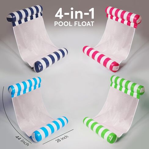 2/4-Pack, Cylindrical Striped Dual Tube Swimming Pool Float Adult Swimming Ring, Swimming Pool Float Adult, Swimming Pool Accessories, Made of PVC Material. Suitable for Playing On Beaches, Pools, in Saudi Arabia