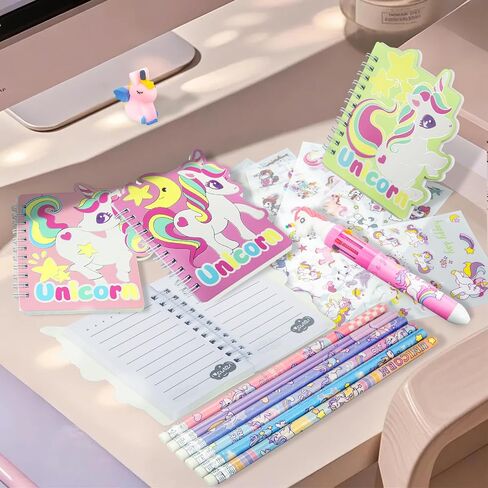 Small Cute Notebooks Set Of 4 -Journal Set for Kids Birthday Christmas Gift School Travel Secret Diary,Pocket Spiral Notebooks With Lined Pages in Saudi Arabia