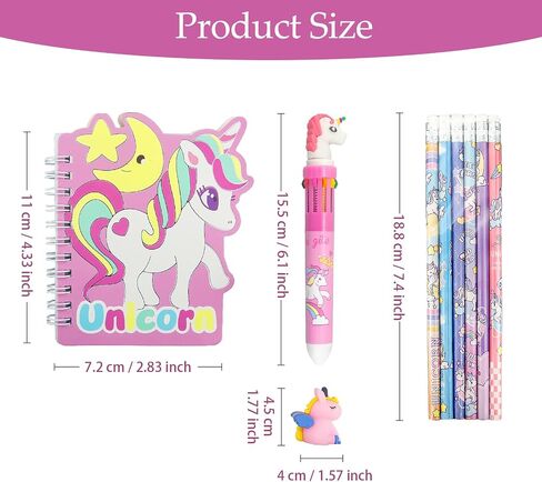 Small Cute Notebooks Set Of 4 -Journal Set for Kids Birthday Christmas Gift School Travel Secret Diary,Pocket Spiral Notebooks With Lined Pages in Saudi Arabia