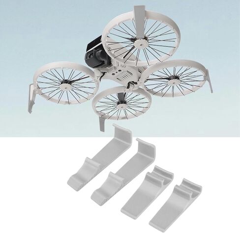 4PCS Landing Gear Extension for DJI Flip Drone Accessories Fly More Combo, Height Increasing Bracket, Anti-Scratch & Anti-Friction Legs Quick Release Kickstand for Drone Landing Protection in Saudi Arabia