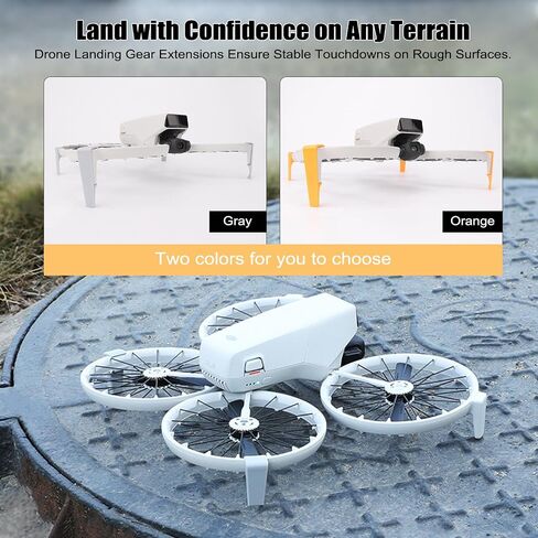 4PCS Landing Gear Extension for DJI Flip Drone Accessories Fly More Combo, Height Increasing Bracket, Anti-Scratch & Anti-Friction Legs Quick Release Kickstand for Drone Landing Protection in Saudi Arabia