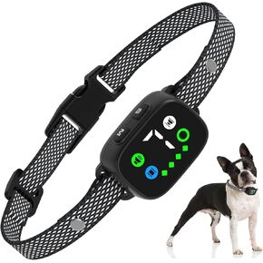 Small Dog Bark Collar, Rechargeable Anti Barking Training Collar for Small Dogs 5-15lbs Dog Training No Shock Anti Bark Collar Effective Training (Black)