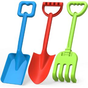 Dilabnba مجارف رمل شاطئية Dilabnba ، مجارف رمل شاطئ Garden Beach Scoop Tool للأطفال الصغار ، المجرف الطويل المقبض ABS البلاستيكي لحفر الثلج -