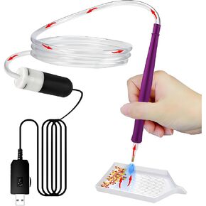 Electric Vacuum Diamond Art Painting Pen with Adjustable Suction, Diamond Art Kits for Adults, Epainter Diamond Painting Pen Without Wax, Diamond Art Accessories Tool with Storage Trays（Purple)