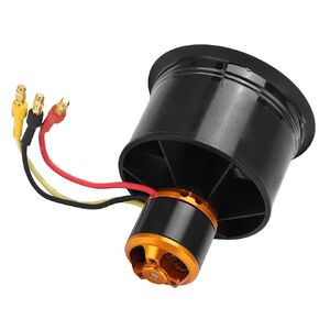 RC Ducted Fan, QF2611-50mm EDF 12 Blades Ducted Fan with RC Brushless Motor for RC Airplane (CW) 50Mm Edf 4S