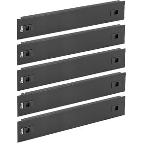 1U Blank Panel, Plastic Rack Blank Panel, Rack Mount Plate for 19 in Server Rack Enclosure or Network Cabinet, Toolless Mounting, Black(10 Pack) in Kuwait