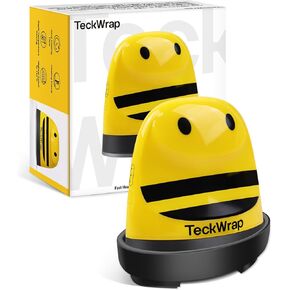Teckwrap Mini Heat اضغط على آلة الضغط الحرارية الصغيرة الحديد المحمولة للقمصان والقبعات والأحذية والأكياس والغطاء ومشاريع الفينيل الصغيرة (نحلة صفراء)