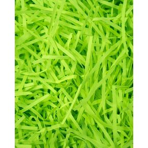 MagicWater Supply - 4 oz - Lime Green - Soft & Thin Staight Cut Crinkle Paper Shred Filler great for Gift Wrapping, Basket Filling, Birthdays, Weddings, Anniversaries and Valentines Day
