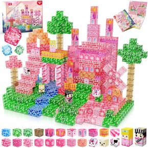 Magnetic Building Blocks - 150PCS Magnet Block Cubes Dark Hell Forest Castle, STEM Toy Building Sets for Kids Age 3+, Montessori Stacking Construction Toys Easter Gift for Boys Girls Age 4-8, 8-12