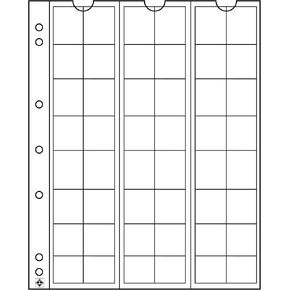 Leuchtturm Coin Sheets Numis ، 48 جيوب تصل إلى 17 ملم Ø
