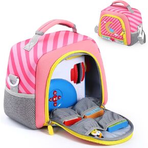 Carrying Bag Compatible with Little Tikes Story Machine Books Starter Set, Kids Toys Storage Case with Handle and Shoulder Strap for Little Tikes, Bag for Storybook Audio Play Character