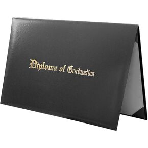 Diploma Cover 8.5 x 11 Certificate Holders Imprinted “Diploma of Graduation"for Graduation Certifications Folder