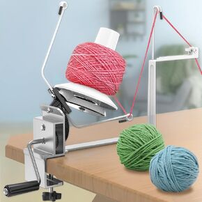 Yarn Winder, 15 oz Large Capacity, Sturdy Metal Ball Spinner, Perfect for Crocheting, The Helper for Knitting Enthusiast