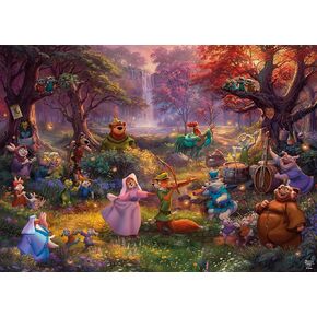 Ceaco - Thomas Kinkade - Disney - Robin Hood - 1000 قطعة بانورامزو